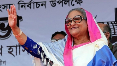 বিজয় সমাবেশে যোগ দিয়েছেন প্রধানমন্ত্রী শেখ হাসিনা