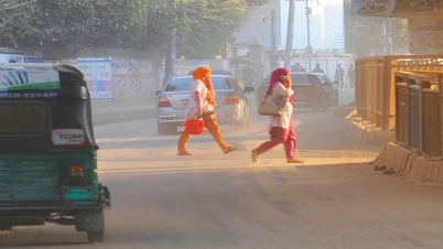 ভয়াবহ বায়ুদূষণের কবলে ঢাকা